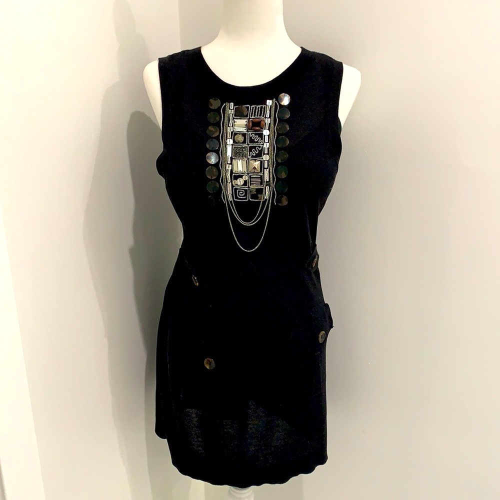 Nanette lepore black mini dress